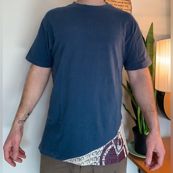 NOMIS snowboarding blue side logo T-shirt size L - Picture 6 of 7